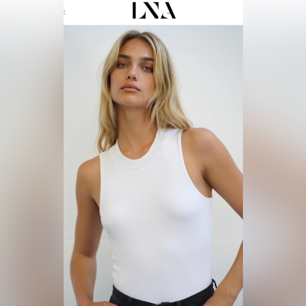 LNA Ribbed Double Layer Sleeveless Tank